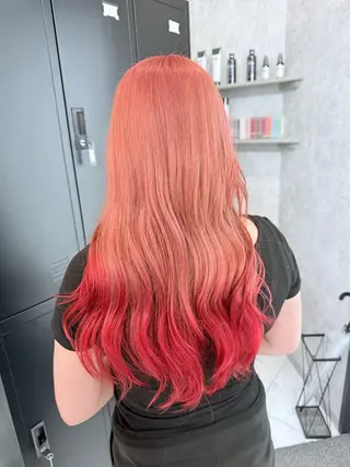 ロング カラー 🌺ハイトーン🌺 矢葺 なぎさ🌺🌺のヘアスタイル
