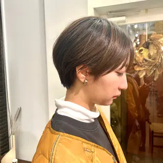 ショート カラー ショート/ウルフ ハイトーン/カイセイのヘアスタイル