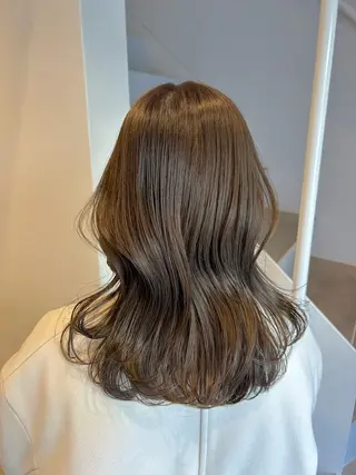 ミディアム 艶髪カラー×髪質改善 🎀中島鈴菜のヘアスタイル