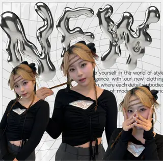 ヘアアレンジ ヘアメイク new meのヘアスタイル