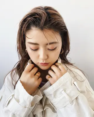 ロング fit stand /HIIRAGIのヘアスタイル