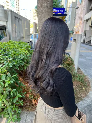 ロング カラー PON　ハイトーン ショートカット心斎橋のヘアスタイル
