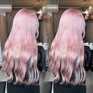 ロング カラー ainya/心斎橋 /ハイトーン/カラーのヘアスタイル