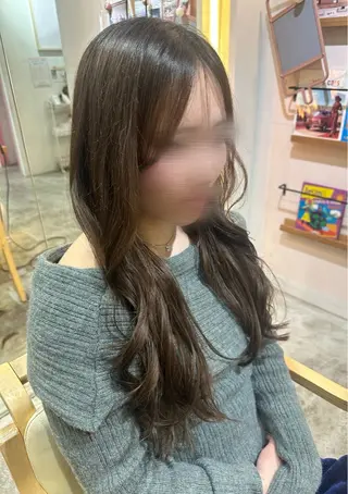 ロング カラー 赤熊 咲良 🦔ྀིのヘアスタイル