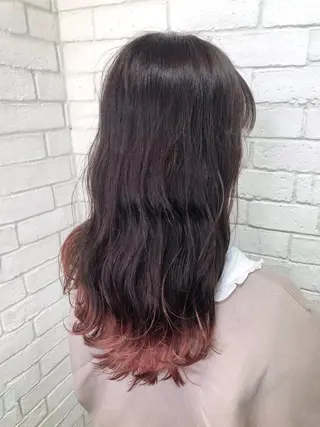 セミロング カラーアンドケアリタ kitamuuuのヘアスタイル