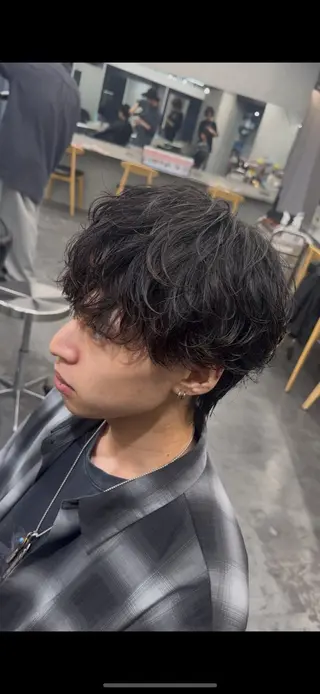 パーマ メンズ fifth リュウセイのヘアスタイル
