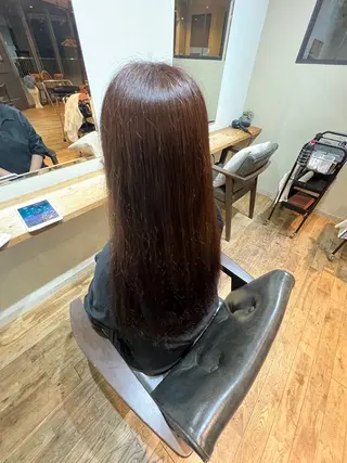 ロング 浜崎 恵澄のヘアスタイル