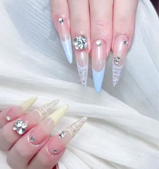 ネイル M🌷nail 長さだし専門店のネイルデザイン