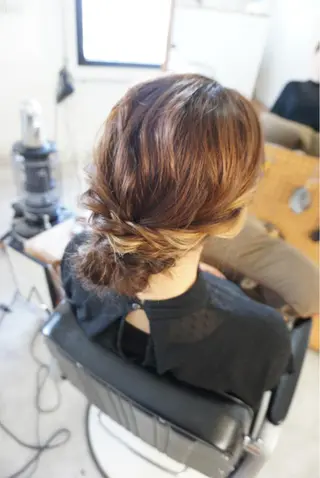 ロング 甲斐 もあのヘアスタイル