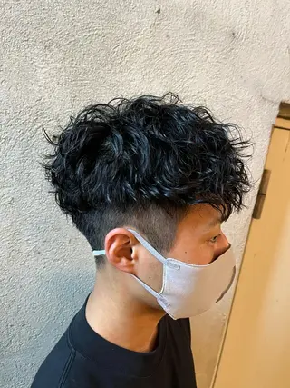 ショート パーマ メンズ 🏆メンズヘア特化 🥇代表りんぺーのヘアスタイル