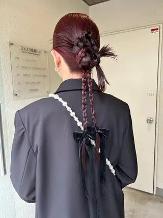 セミロング 薄暮 マツイ レンのヘアスタイル