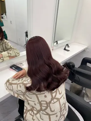 ロング カラー ヘアアレンジ 💗横浜美容室 💗HARUNAのヘアスタイル