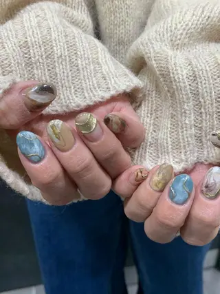 ネイル 平野葵🎀 hair/nailのネイルデザイン