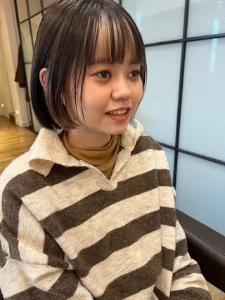 ショート カラー 池田理紗/ bob/メンズカットのヘアスタイル