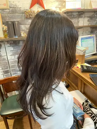 セミロング SHIAN橋本店 おぐちまほのヘアスタイル