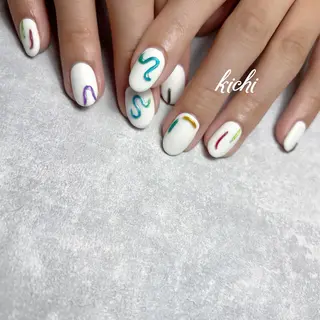 ネイル kichi･: *のネイルデザイン