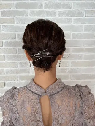 セミロング ヘアアレンジ Topstylist YUKIのヘアスタイル