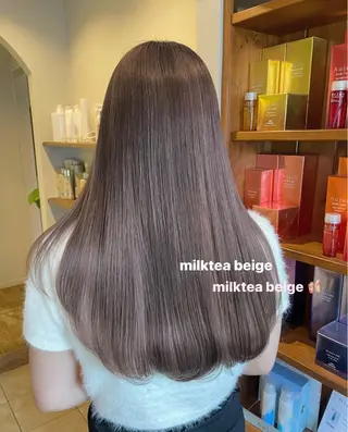 ロング ブリーチなしWカラー /SACHIKAのヘアスタイル