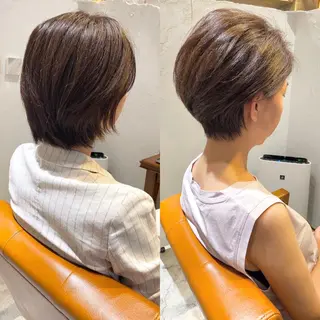 ショート カラー 小林 佳祐のヘアスタイル