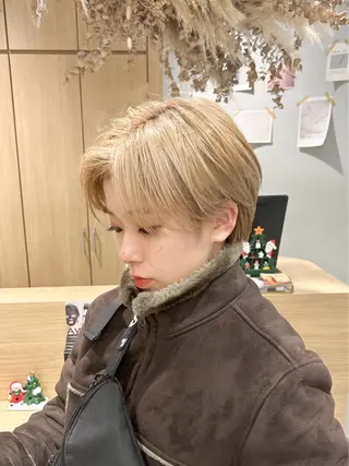 ショート メンズ 韓国ヘア×レイヤー カット/上田丈也のヘアスタイル