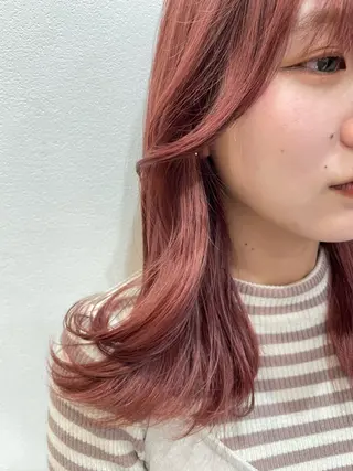 カラー 🌟透明感カラー× 小顔カット いっせいのヘアスタイル
