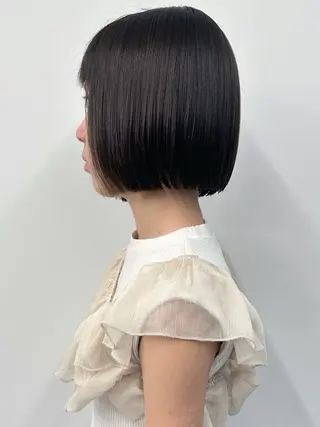 ショート ボブ/ゆるふわ ボブパーマ/とういのヘアスタイル