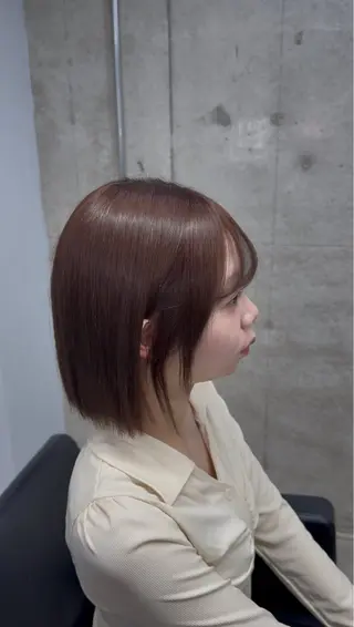 ミディアム lafit YURITOのヘアスタイル