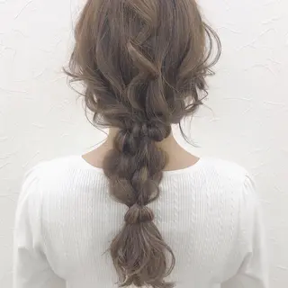 ヘアアレンジ TOMOKA 艶髪/透明感カラーのヘアスタイル