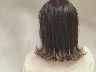 ミディアム カラー カラーモデル募集中 美容室ハピスのヘアスタイル