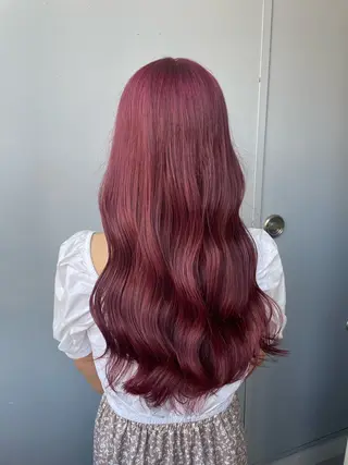 ロング カラー パーマ ヘアアレンジ メンズ 【縮毛矯正ブリーチ】 MANATO🌈のヘアスタイル