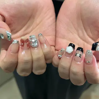ネイル パラあり！フィルイン 美フォルムのネイルデザイン