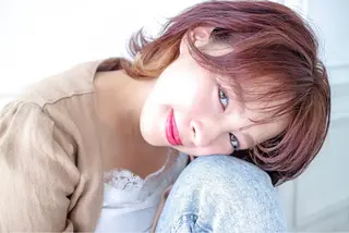 ショート カラー ヘアアレンジ 似合わせhair🔸 アサダ タカコ🔸のヘアスタイル