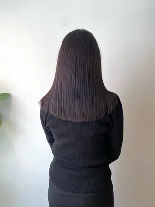 セミロング カラー amie所属・会話少なめ/ 美髪矯正/Ruiのヘアスタイル
