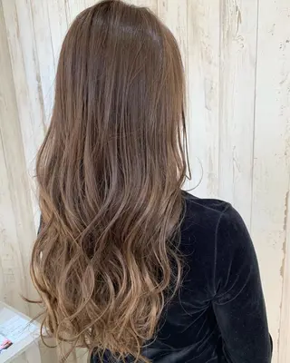 ロング カラー 心斎橋韓国ボブ 好原良真のヘアスタイル