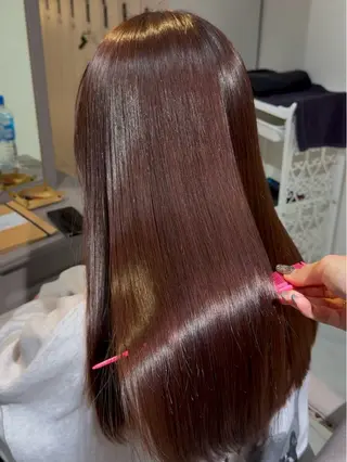 セミロング 北千住 髪質改善 カナのヘアスタイル