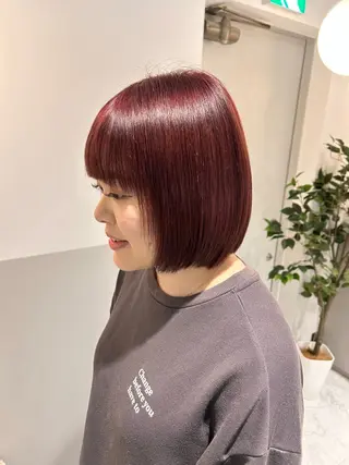 ショート カラー 薄田 珠美のヘアスタイル