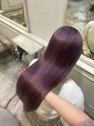 セミロング 柔らかベージュ 🤎YUKAのヘアスタイル