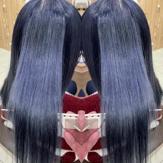 セミロング カラー 韓国レイヤー×透明感 カラー/山崎一輝のヘアスタイル