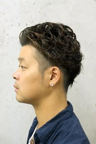 ショート パーマ メンズ 村上 貴徳のヘアスタイル