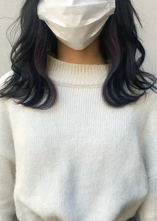 ミディアム カラー 矢野 晃平のヘアスタイル