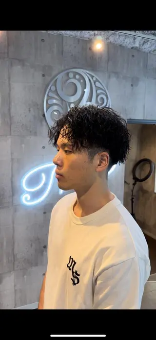 パーマ メンズ 🪮メンズパーマ🪮 池田雅侑のヘアスタイル