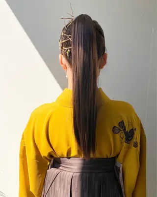 ロング 桑原 菜摘のヘアスタイル