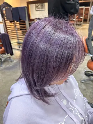 ミディアム 💜ひな💜縮毛矯正 /透明感/韓国ヘアのヘアスタイル