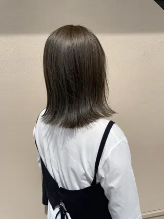 ミディアム カラー enne /YUI🥣のヘアスタイル