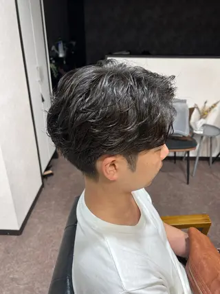 パーマ メンズ 三浦 栞のヘアスタイル