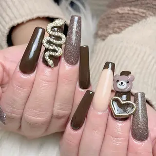 ネイル Feel ‪‪☺︎‬Yuriaのネイルデザイン