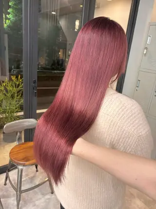ロング カラー leben serikaのヘアスタイル