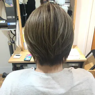 ショート 似合わせ🩵悩んだら 💭KAE 🫟のヘアスタイル