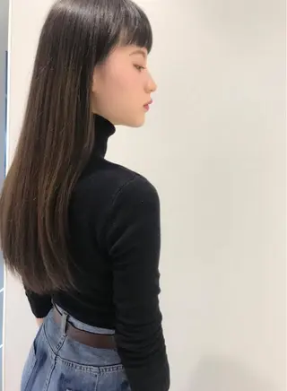 ロング 江崎 わか子のヘアスタイル