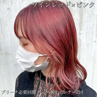 ミディアム カラー シールエクステ☀️ L.O.G村岡健一のヘアスタイル